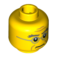 Lego hlava, žlutá (6015866)